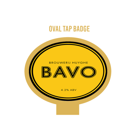 Bavo Pils OVAL badge