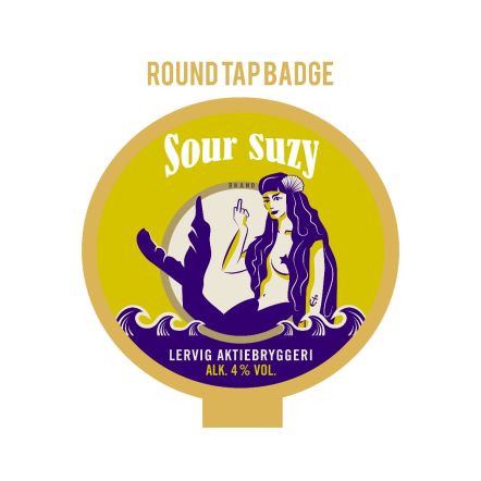Lervig Sour Suzy ROUND badge