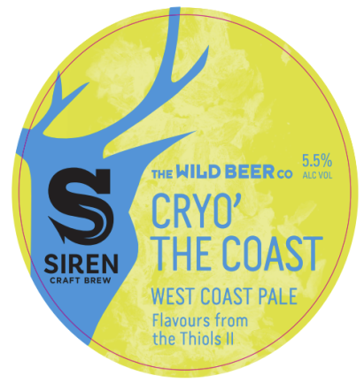SHORT DATED Wild Beer Co Cryo' the Coast (x Siren) (15/01/23)