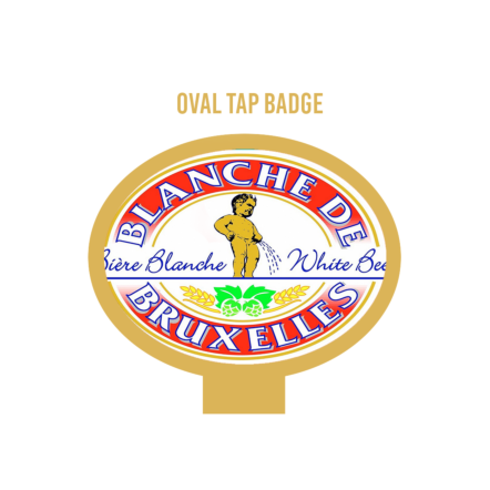 Lefebvre Blanche de Bruxelles OVAL badge
