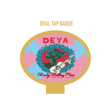 DEYA Steady Rolling Man OVAL badge
