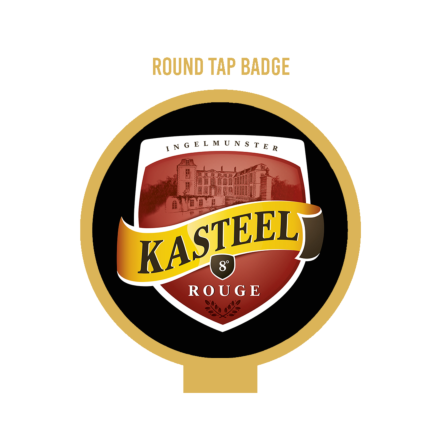 Kasteel Rouge ROUND badge