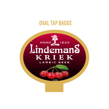 Lindemans Kriek OVAL badge