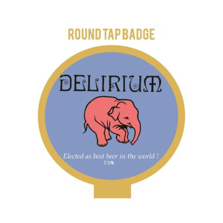 Delirium Tremens ROUND badge