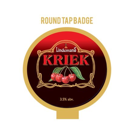 Lindemans Kriek ROUND badge