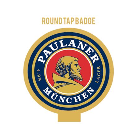 Paulaner Munich Lager ROUND badge
