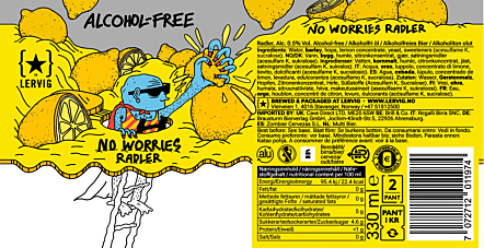 Lervig No Worries Radler